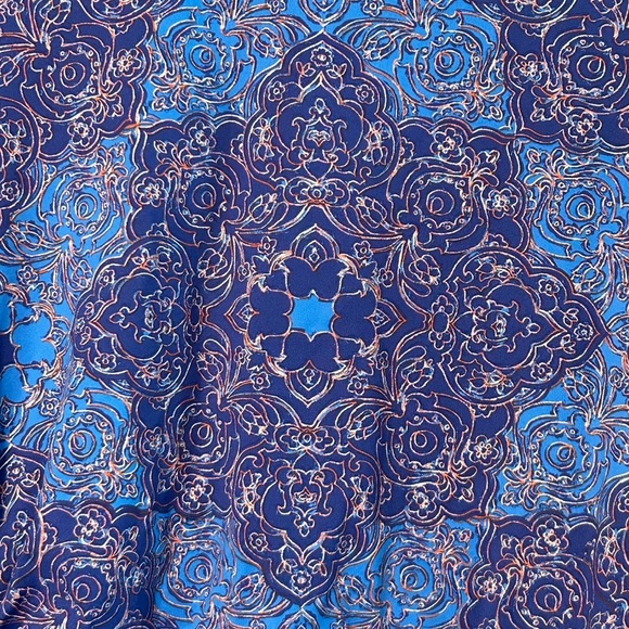 J. McLaughlin Blue Astor Tile dress - Picture 7 of 7